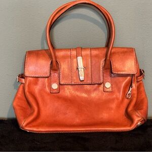 Elegant Tan Michael Kors Leather Handbag